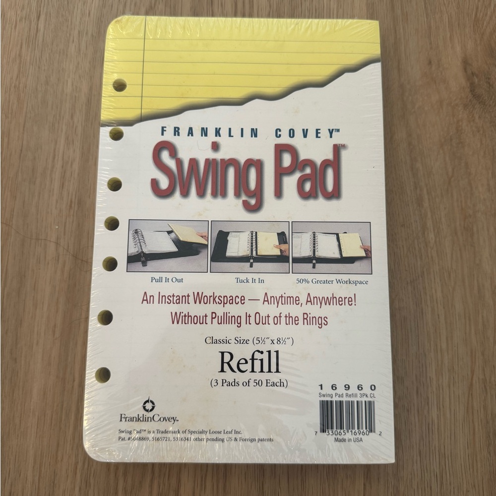 Franklin covey swing pad refills set of 3